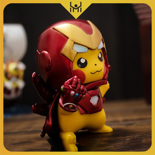 Mô Hình Pikachu Iron Man Siêu Cute 9 Cm