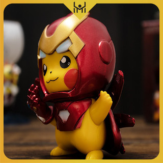 Mô Hình Pikachu Iron Man Siêu Cute 9 Cm