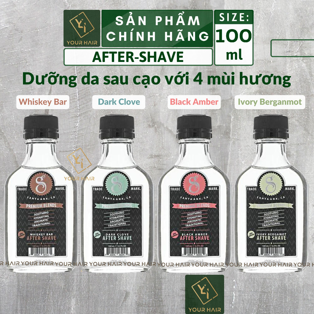 Dưỡng da sau cạo Suavecito Premium Blends Aftershave - 100ml