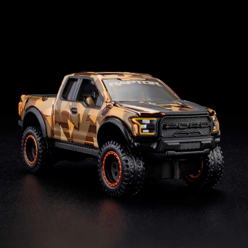 Xe Mô Hình Hot Wheels RLC ‘17 Ford Raptor Camo