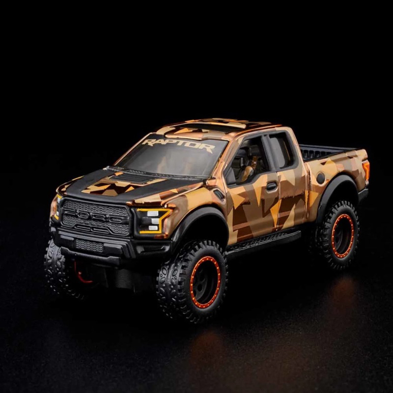 Xe Mô Hình Hot Wheels RLC ‘17 Ford Raptor Camo