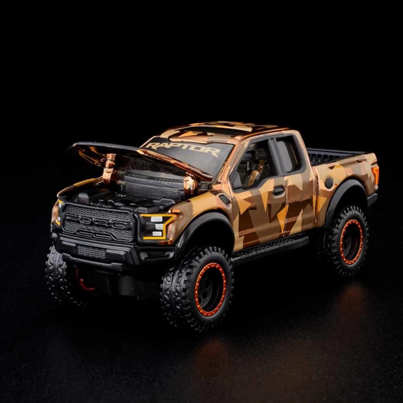 Xe Mô Hình Hot Wheels RLC ‘17 Ford Raptor Camo