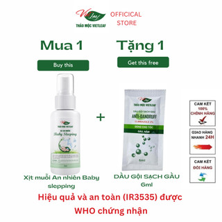 Xịt muỗi Thảo mộc Vietleaf An Nhiên Baby Sleeping 50ml VIETLEAF-XM50