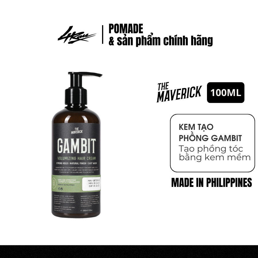 Sáp tạo kiểu dạng kem Maverick Gambit Cream Pomade