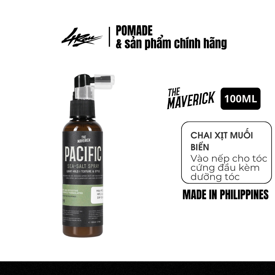 Xịt dưỡng tóc Pre-styling Maverick Sea Salt Spray