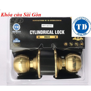 KHÓA TAY NẮM TRÒN T&D VÀNG ĐỒNG