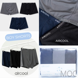 Quần lót bé trai 43-68kg Aircool chính hãng. Quần lót đùi nam Aircool bé trai size đại, teen. Quần sịp quần chip tối màu