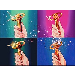Gậy Trượng Thủy Thủ Mặt Trăng - Sailor Moon- Có Nhạc Và Đèn Cực Hot.