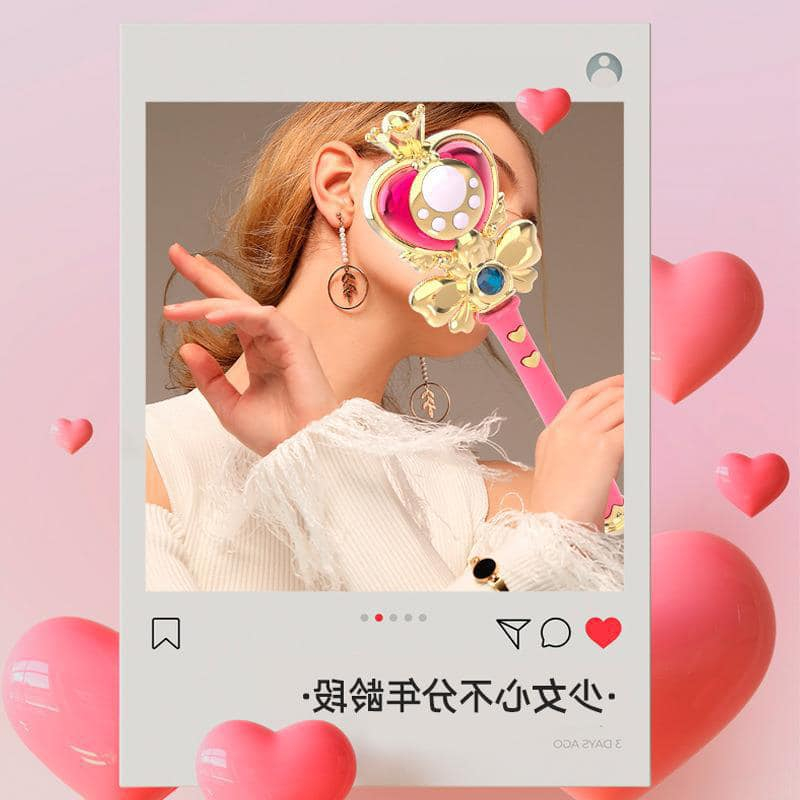 Gậy Trượng Thủy Thủ Mặt Trăng - Sailor Moon- Có Nhạc Và Đèn Cực Hot.