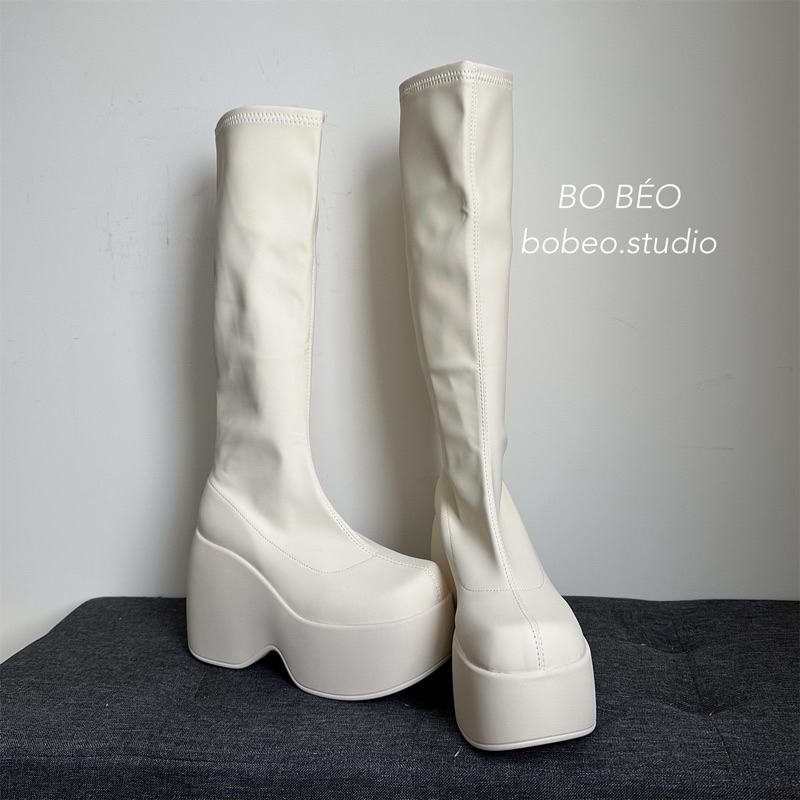 BỐT ĐÙI B55 PLATFORM ĐẾ CAO 12CM