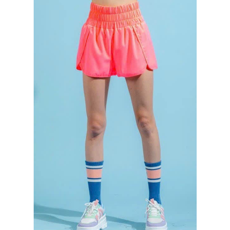 Quần short nữ hai lớp có lót sịp New In- Quần chạy bộ nữ