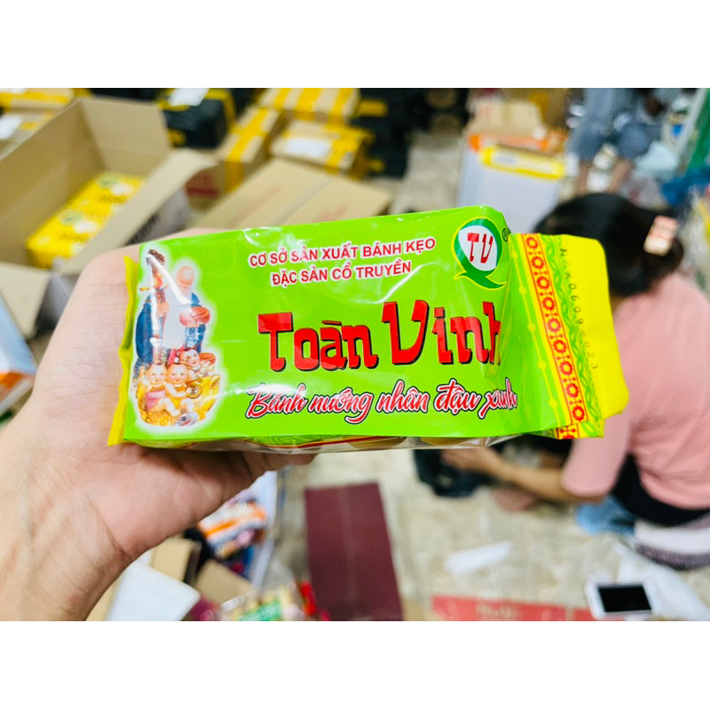 Bánh nướng thập cẩm - Đậu Xanh Toàn vinh Gói 5 Cái 360g