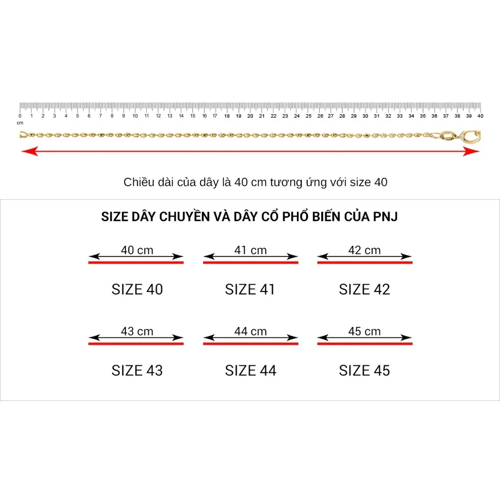 Dây chuyền trẻ em Bạc PNJSilver 0000K000024