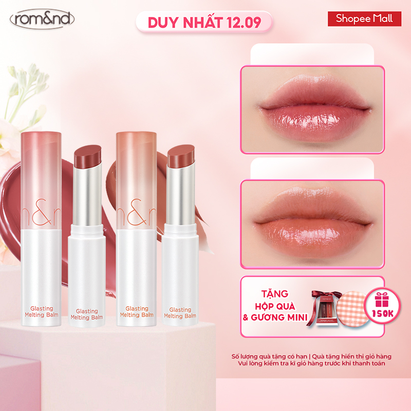 2 Son dưỡng màu tint Romand Glasting Melting Balm 3.5g