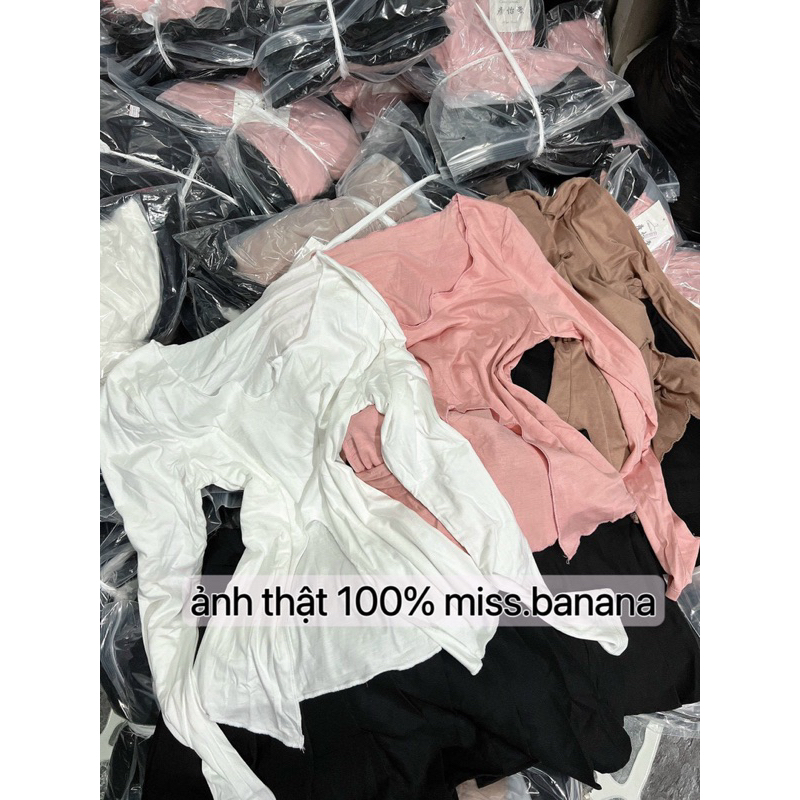 Set Quảng Châu Áo Xẻ Lai Tay Dài Ôm Body, Chân Váy xoè Ngắn MaB