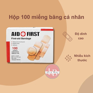 Hộp 100 miếng băng cá nhân tiện ích các kích thước