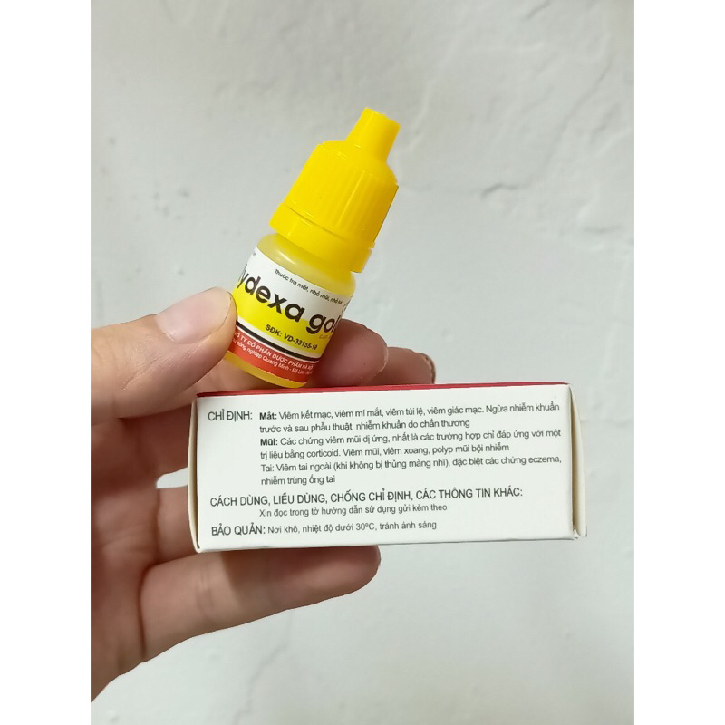 ✅ Dung dịch nhỏ mắt mũi tai Colly dexa gold lọ 5ml