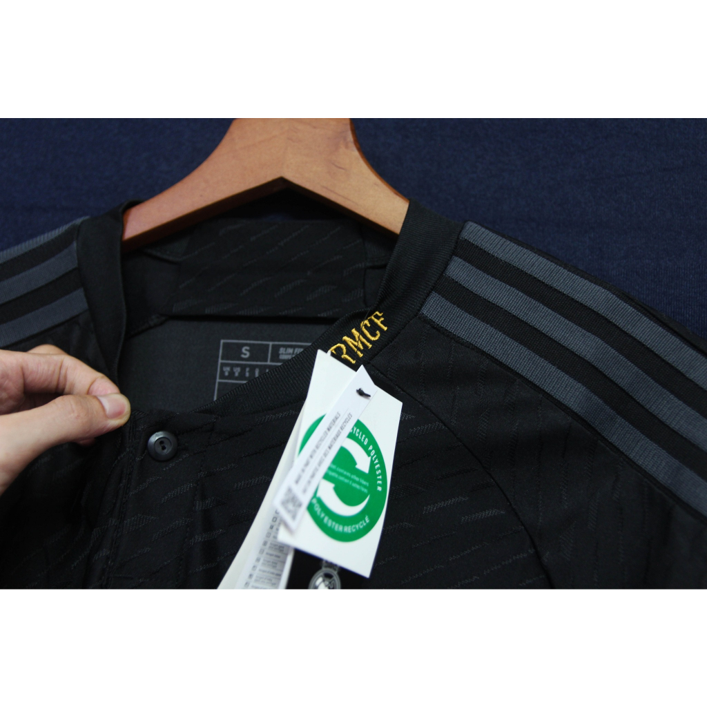 Áo REAL MADRID màu đen Bản Player cao cấp 2023/24 - chất lượng cao