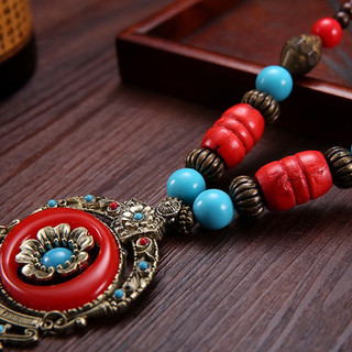 [Sẵn] Vòng cổ cài tóc tây tạng, mông cổ