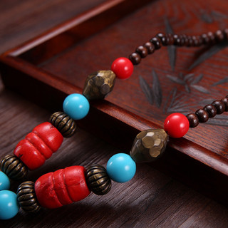 [Sẵn] Vòng cổ cài tóc tây tạng, mông cổ