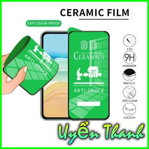 Cường lực dẻo ceramics film 100D Samsung A11 M11 A31 M31 A51 M51 A71 S20 S21 Fe