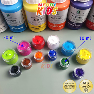 Màu Acrylic Marie's 30ml, Màu Acrylic Tô Tượng Hủ 10gr 30gr, Màu Vẽ Túi, Tranh Tường, Tô Tượng Thạch Cao MERRY KIDS