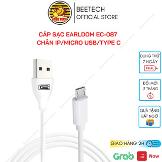 Cáp sạc IP Earldom EC-087,dây sạc nhanh chống đứt gãy - Beetech