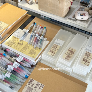 BÚT MUJI BẤM 0.5 CHÍNH HÃNG [PICK UP]- BÚT MỰC GEL MÀU CAO CẤP NGÒI 0.5-Tiệm nhà Chun