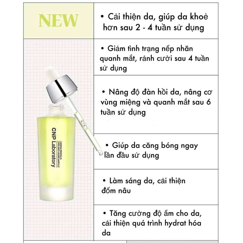 Tinh chất keo ong xanh Green Propolis Pro Anti-Aging Ampule 35ml
