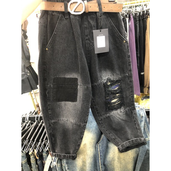 Quần bò đen cho bé 88011  SQB376