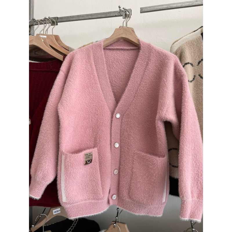 Áo khoác len, áo cardigan len nữ hàng QC loại 1 dày đanh mịn