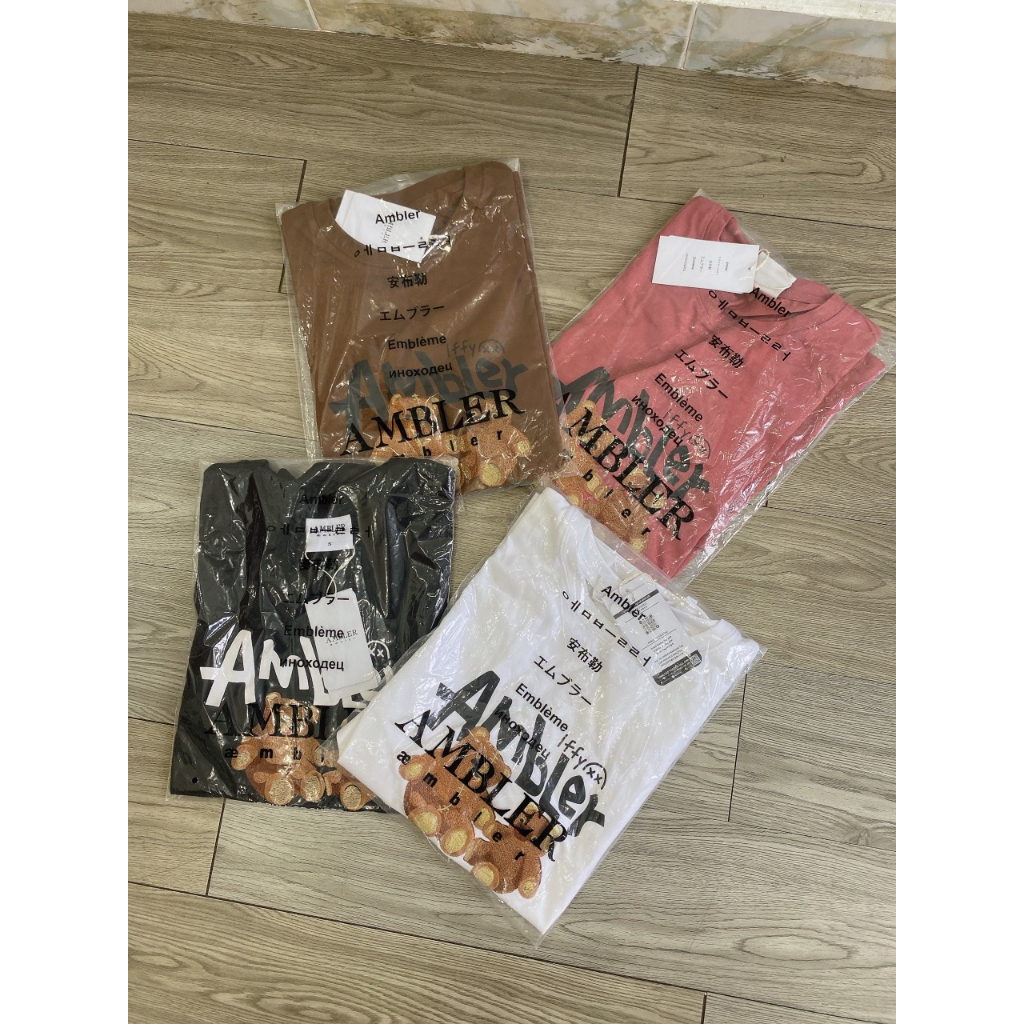 ÁO THUN AMBLER DƯ CHÍNH HÃNG STORE HÀN CHÁY HÀNG - UNISEX