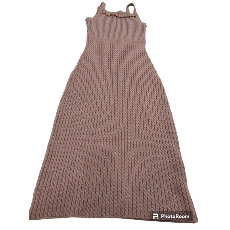 Đầm len vặn thừng size SM