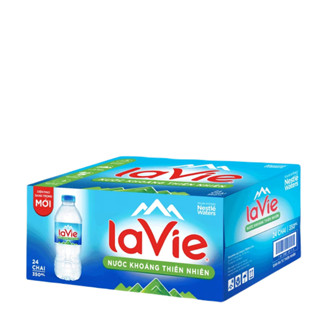 Thùng nước suối khoáng LaVie 350ml (24 chai)