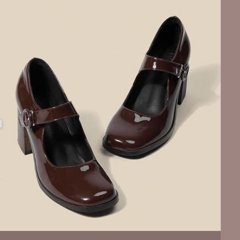 Giày Babydoll tiểu thư tôn dáng, êm chân 7cm Full box