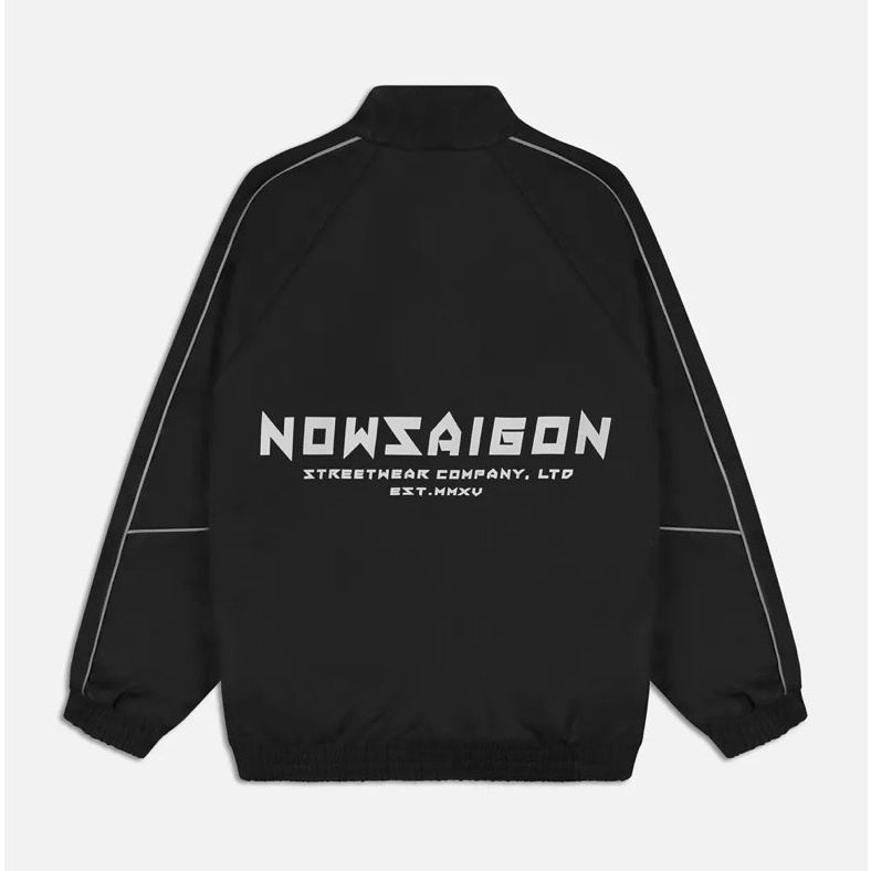 Áo khoác dù Nam Nữ 2 lớp in Nowsaigon phối line mẫu mới 2023 siêu hot trend LDBLkhoac309 309