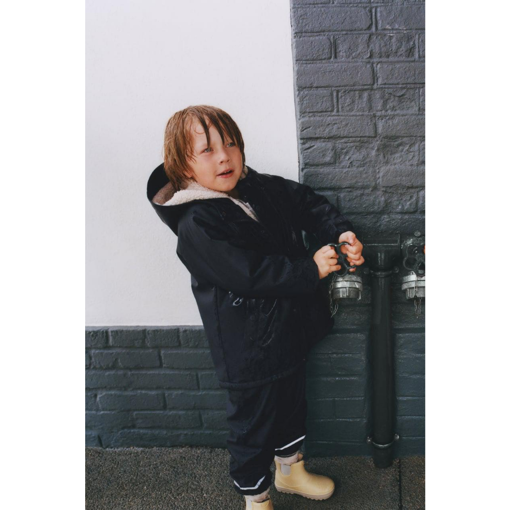 A701- Áo khoác raincoat mẫu new lót lông cừu bé trai & bé gái