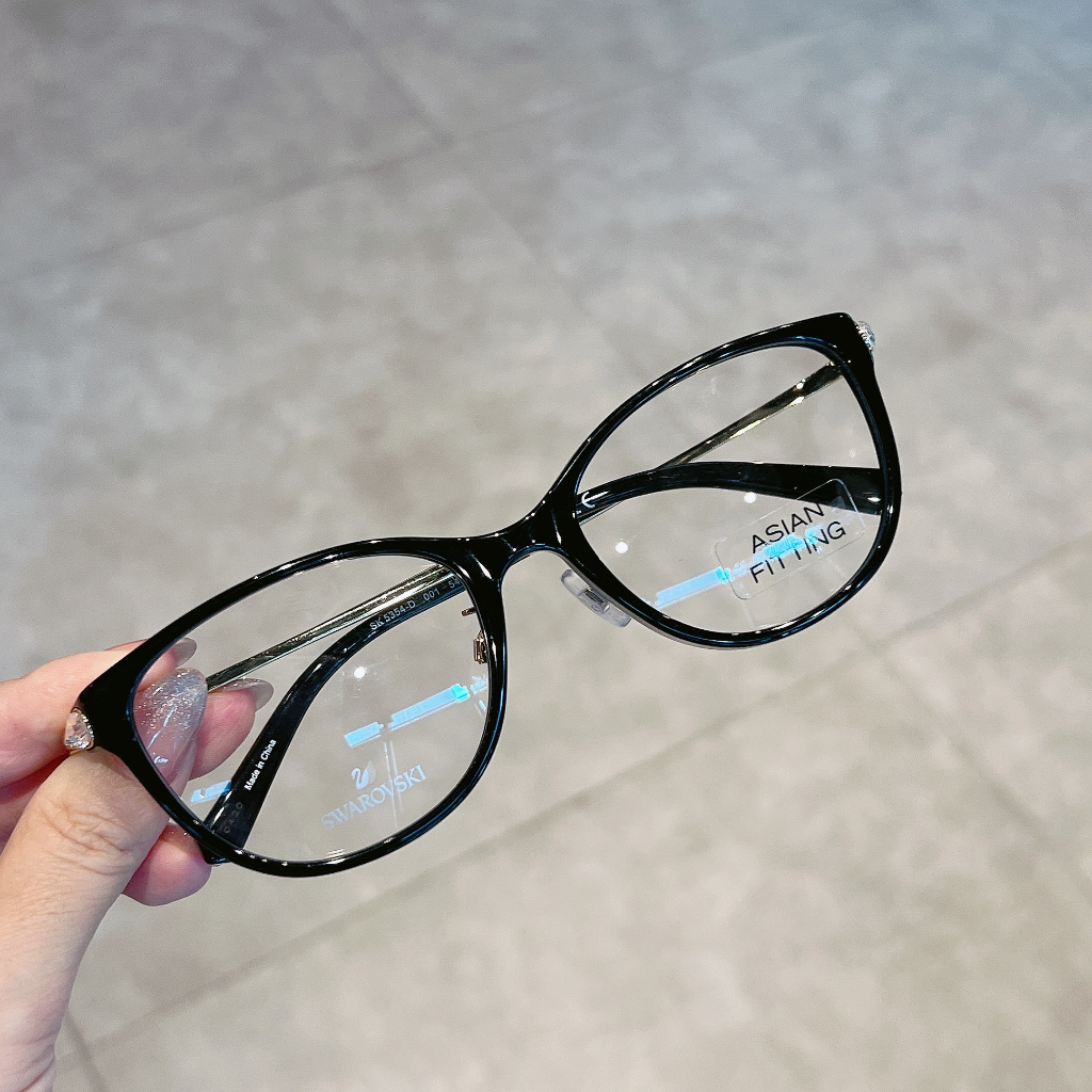 Gọng kính nữ Swarovski SK5354 001 black fullbox