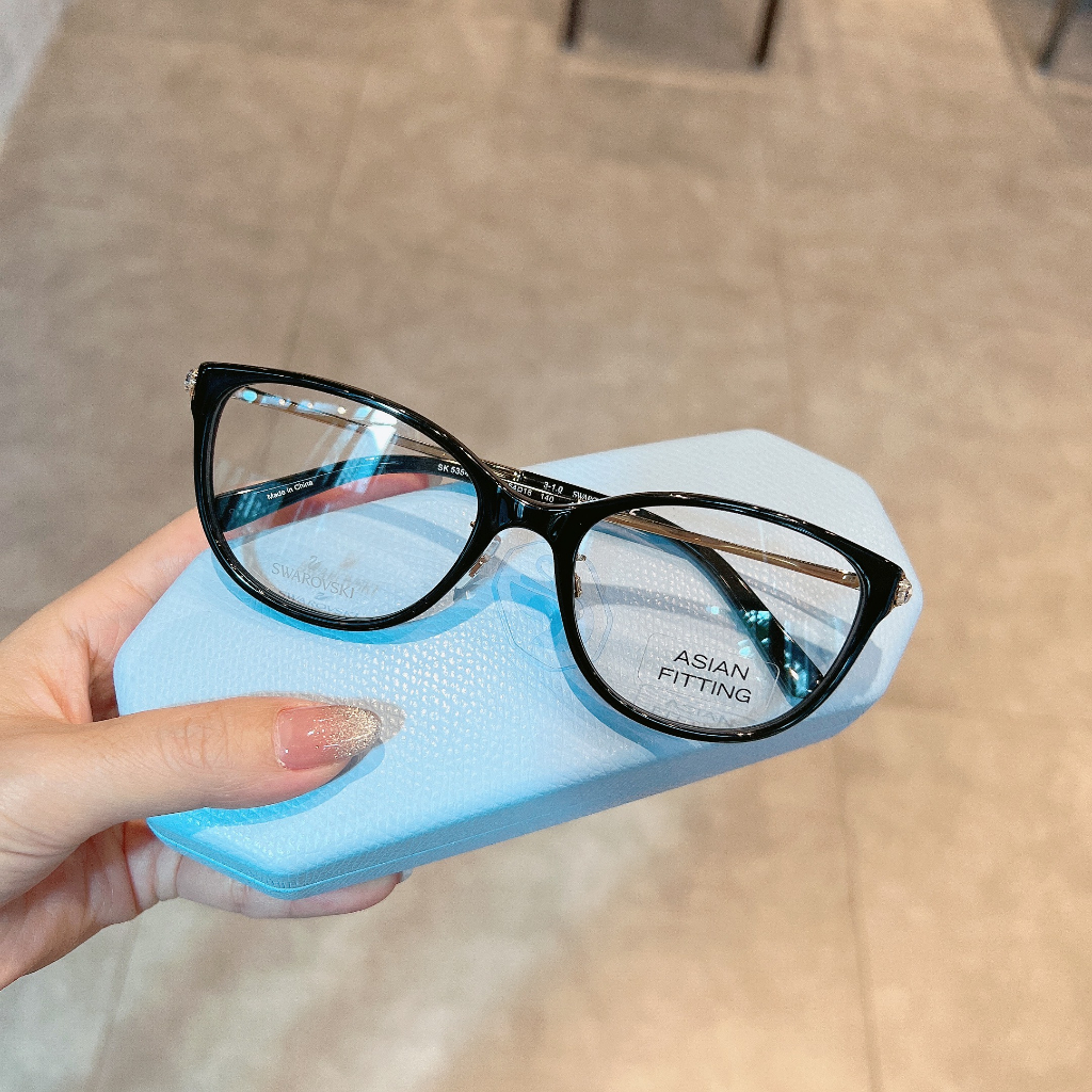 Gọng kính nữ Swarovski SK5354 001 black fullbox