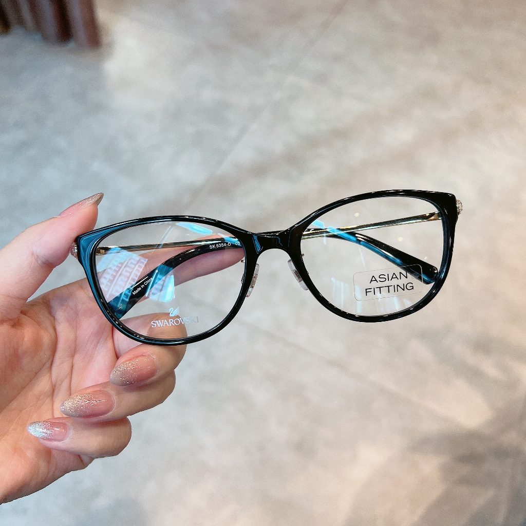 Gọng kính nữ Swarovski SK5354 001 black fullbox