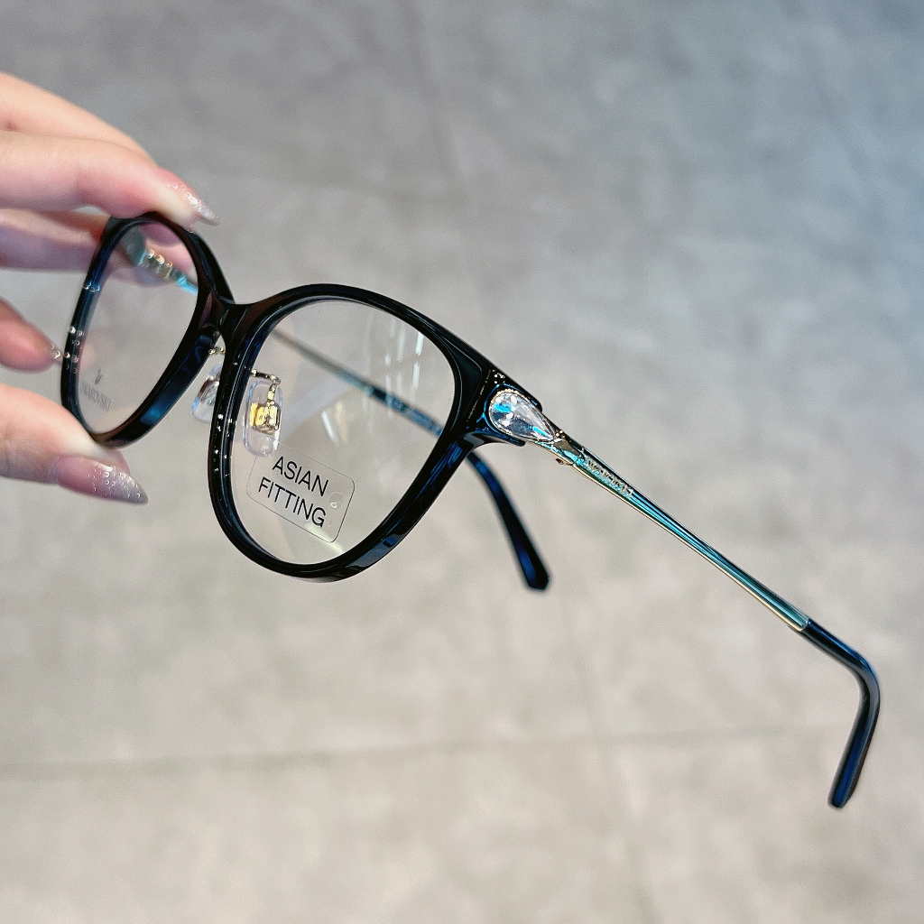 Gọng kính nữ Swarovski SK5354 001 black fullbox