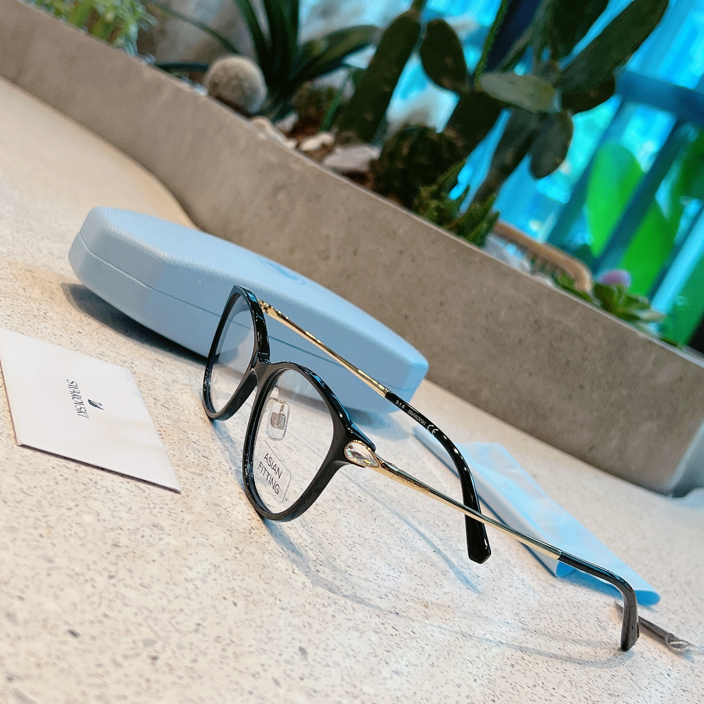 Gọng kính nữ Swarovski SK5354 001 black fullbox