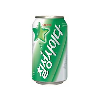 LOTTE nước soda Chilsung Cider Hàn Quốc dạng lon
