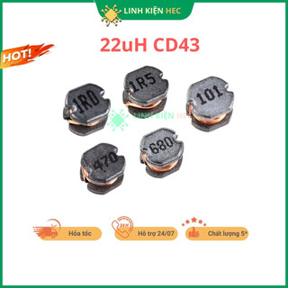 Cuộn cảm dán cd43 22uh 4.5x4x3.2mm chính hãng linhkienhec