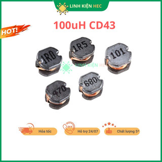 Cuộn cảm dán cd43 100uh 4.5x4x3.2mm chính hãng linhkienhec