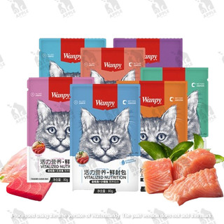 Pate cho mèo mọi lứa tuổi Wanpy gói 80gram