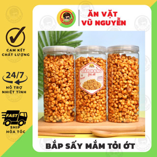 Bắp Rang Sấy Mắm Tỏi Ớt 400g, Ngô Giòn Xóc Mắm Cay - Ăn Vặt Vũ Nguyễn Vừa Ngon Vừa Rẻ - Ship Hỏa Tốc
