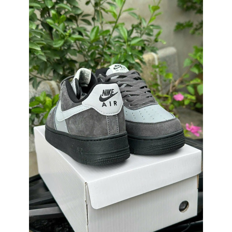 Giày Sneaker AF1 Xám Đen Siêu Đỉnh GIÀY AF1 XÁM ĐEN NAM CAO CẤP AF1 XÁM CHUỘT MẪU MỚI