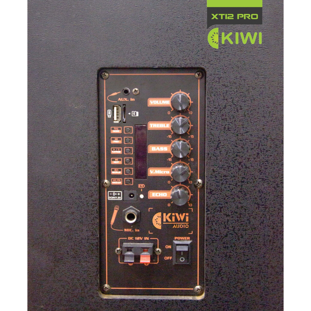Loa Bluetooth, loa Kéo, loa Karaoke KIWI XT12 Pro - Bass 30 - Công suất ổn định 60W - Hàng chính hãng -Bảo hành 12 tháng