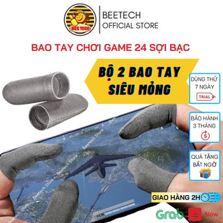 Bao tay chơi game siêu mỏng 24 sợi bạc, găng tay chống mồ hôi, độ nhạy cao - Beetech
